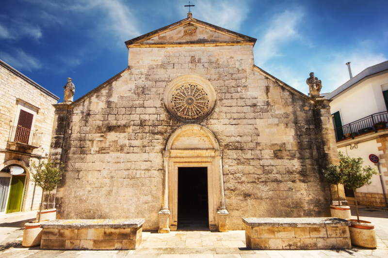 Fassade der Chiesa Madonna della Greca in Locorotondo