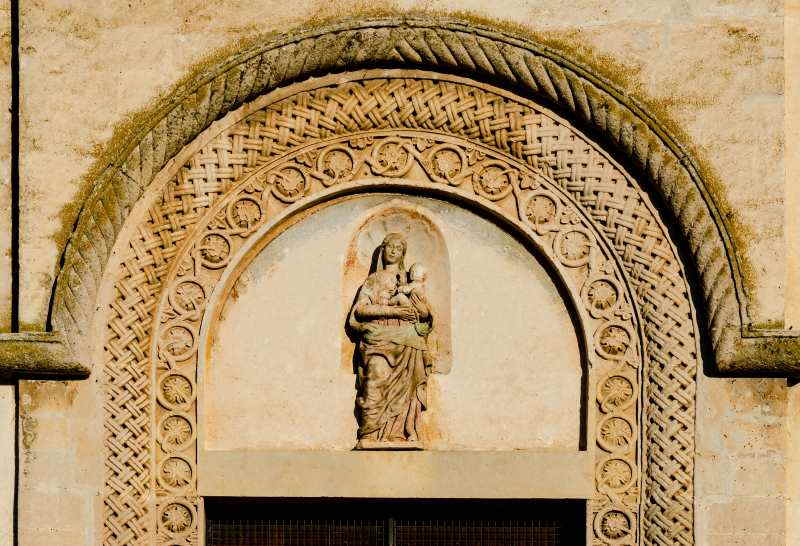 Detail of Madonna of the Cathedral of Matera